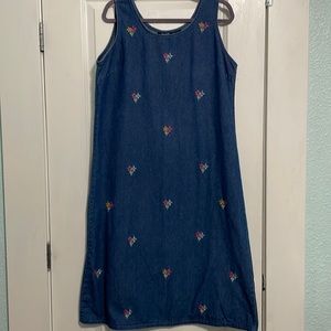 MPH Collection ladies cotton jean dress